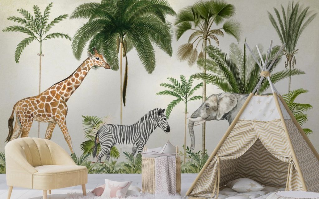 Papel Tapiz  - Safari Palms