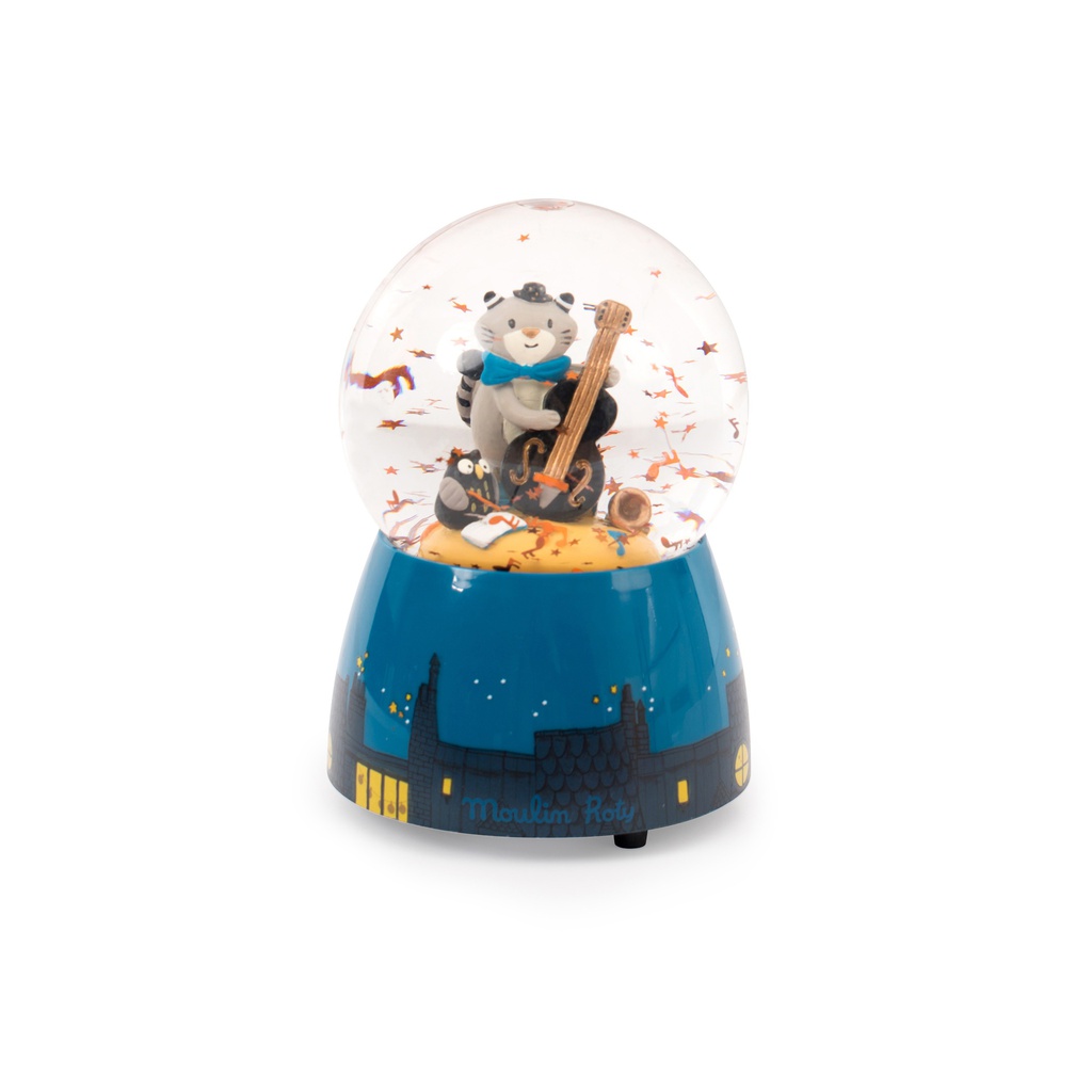 Musical Snow Globe - Les Moustaches