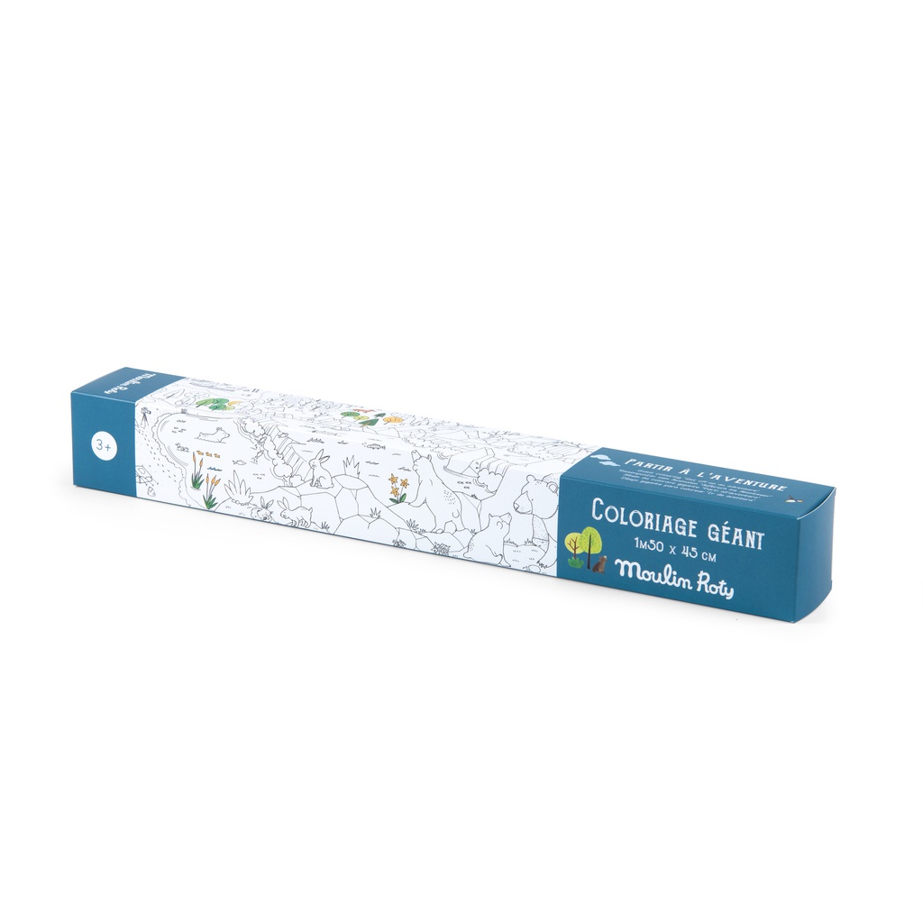 Explorer Giant Colouring Poster - Le Jardin du Moulin