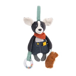 [MR-684024] Hanging Activity Dog - Puce &amp; Pilou