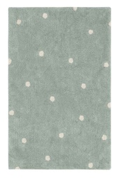 [P-1085] Alfombra Lavable Mini Dot Blue Sage