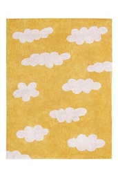 [P-1136] Alfombra Lavable Clouds Mostaza